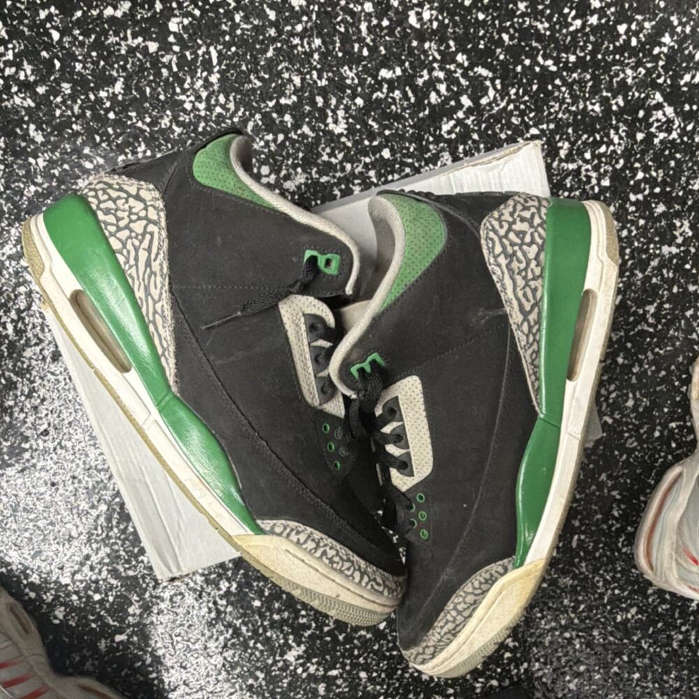 Jordan Air Jordan 3 Pine Green Black Men's Athletic Sneakers CT8532-030